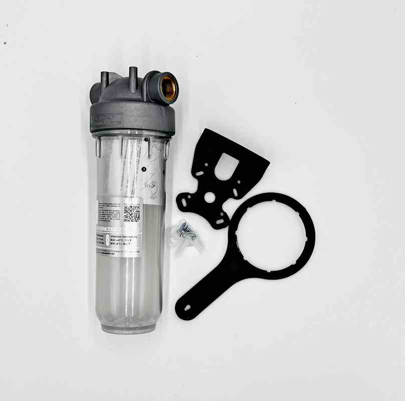 MIKROBAN® Gehäuse transparent mit 3/4" Metall-Innengewinde | 10Zoll