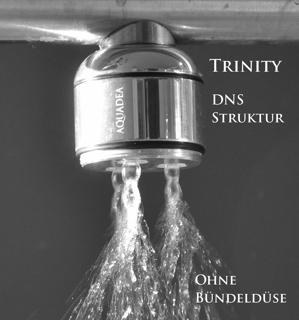 Aquadea Trinity Bronze-Gold | KRISTALLWIRBEL® Wasserwirbler