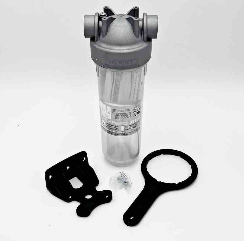 MIKROBAN® Gehäuse transparent mit 3/4" Metall-Innengewinde | 10Zoll
