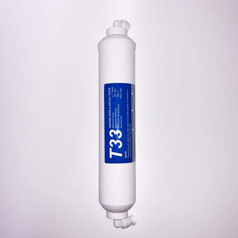 Aktivkohlenachfilter T33 für Osmoseanlagen (Inlinekartusche)