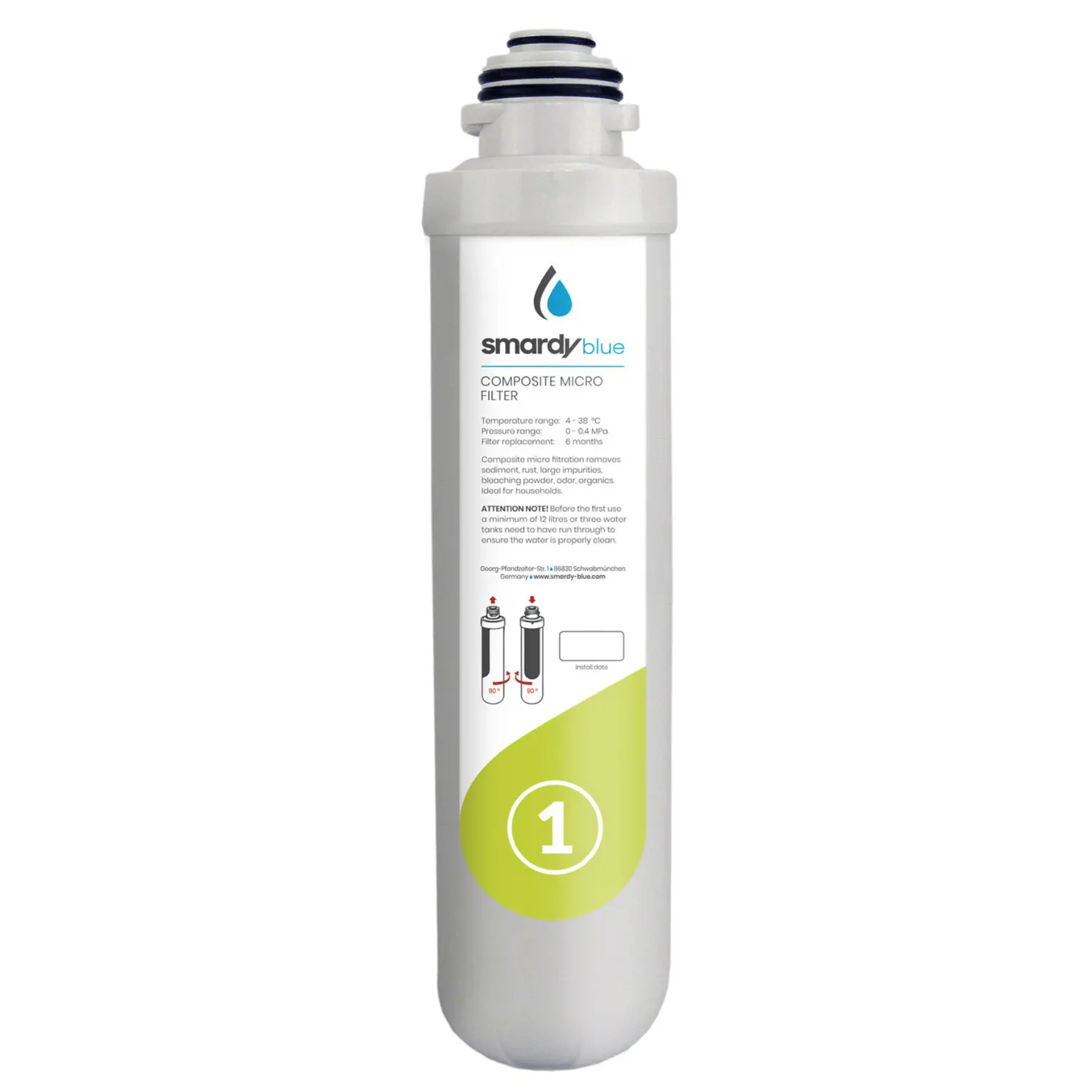 SmardyBlue 2in1 Ersatz-Vorfilter Set für miran™, xiva™, noura™, zagora™ & tata™