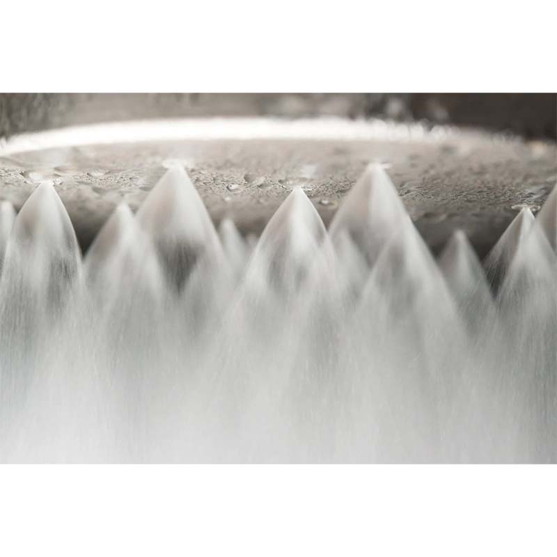 Kristall Wirbeldusche "Portal 28+1" | Titan | Maxi-Regen-Dusche