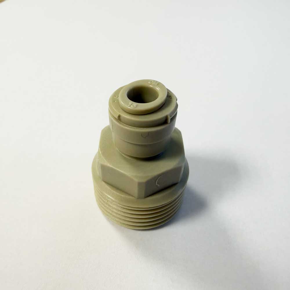 Einschraubverbinder BSP(P) Gewinde | 1/4tube x 3/4BSP(P) | AMCB0409S