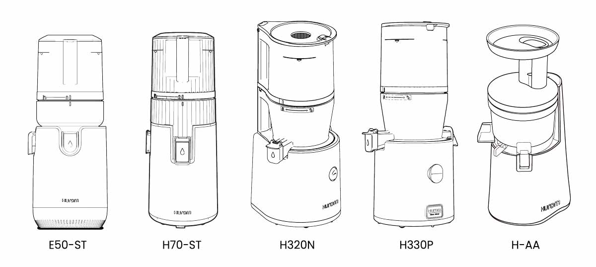 Hurom E50ST Slow Juicer (Pure Press Serie | Model 2025)