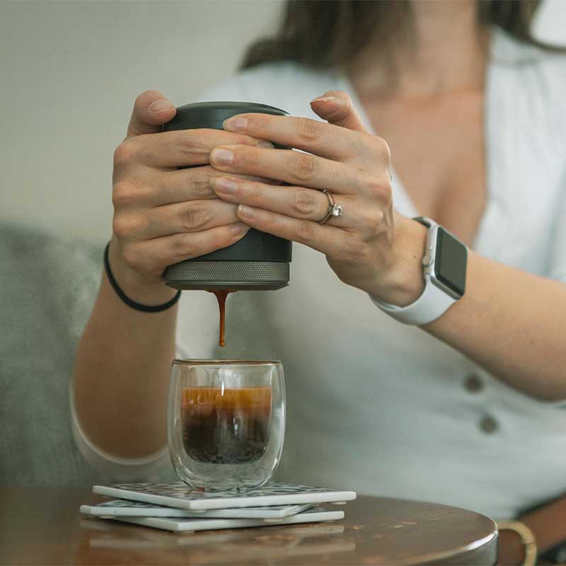 Wacaco Picopresso | Tragbare Espressomaschine inkl. Schutzhülle