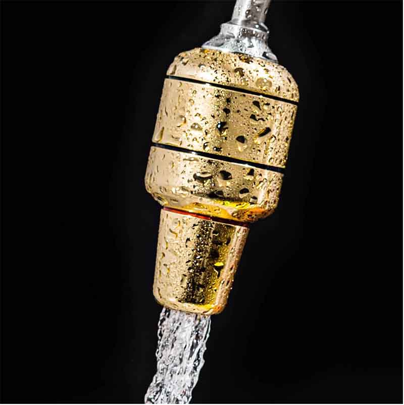 Aquadea Trinity Bronze-Gold | KRISTALLWIRBEL® Wasserwirbler