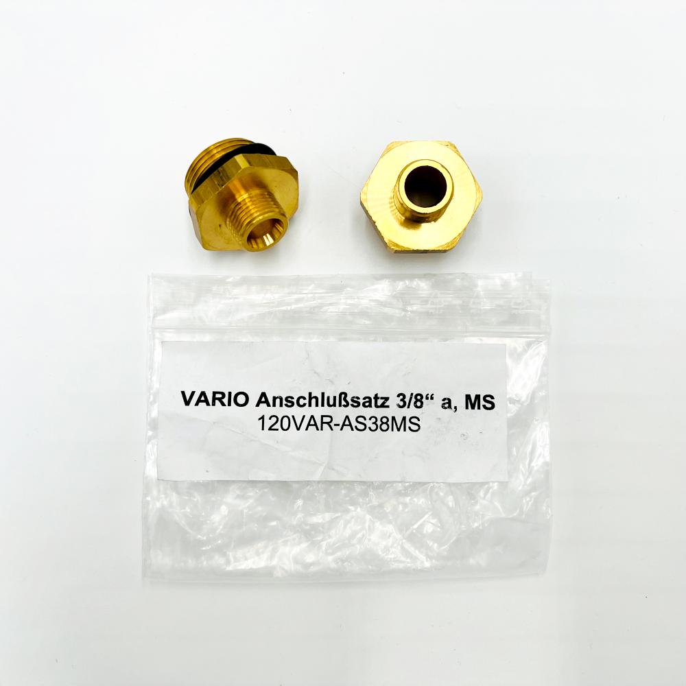 Carbonit VARIO | QuickHexaFlow | Anschluss-Satz 1/2 | 3/8 Zoll