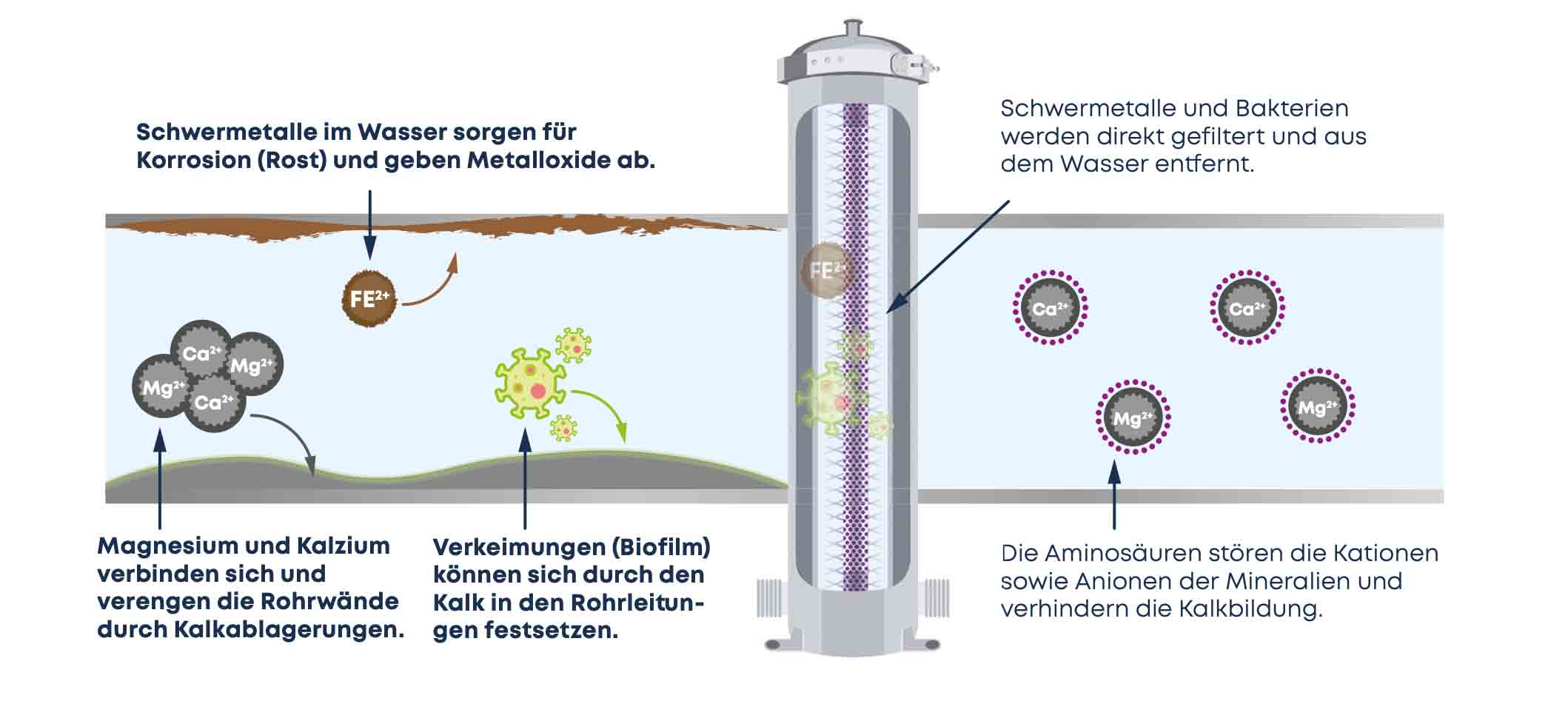 EVODROP Hauseingangsfilter (Kalk & Schadstoffe)