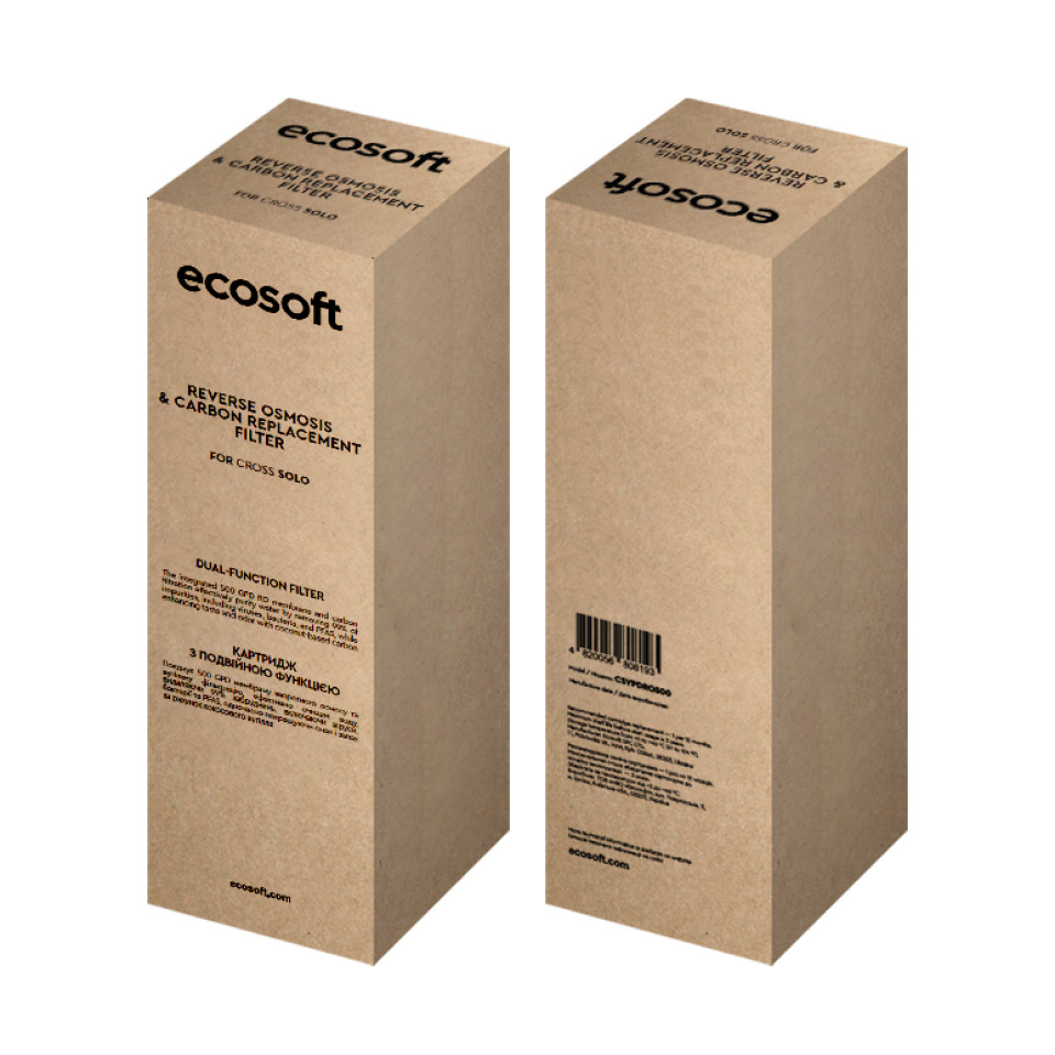 Ersatz 2in1 Membranelement für Osmosefilter Ecosoft CROSS Solo