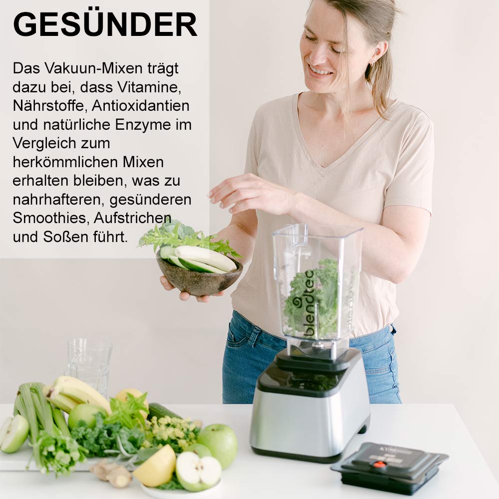 Blendtec Vakuum Kit | Deckel mit Vakuumpumpe | VOID