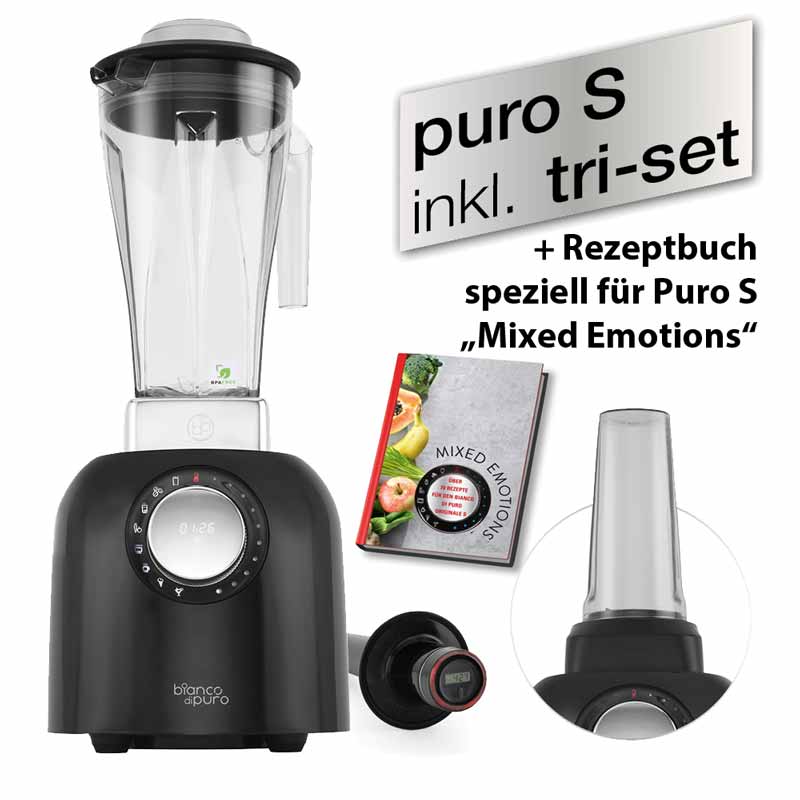 Bianco Puro S Hochleistungsmixer inkl. Tri-Set