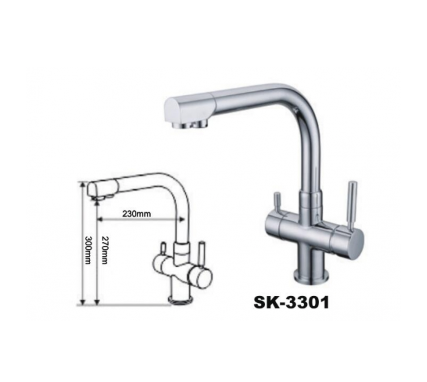 Wasserhahn 3in1 Neo (4 Farben)