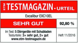 Excalibur Edelstahl Dörrgerät | EXC10EL