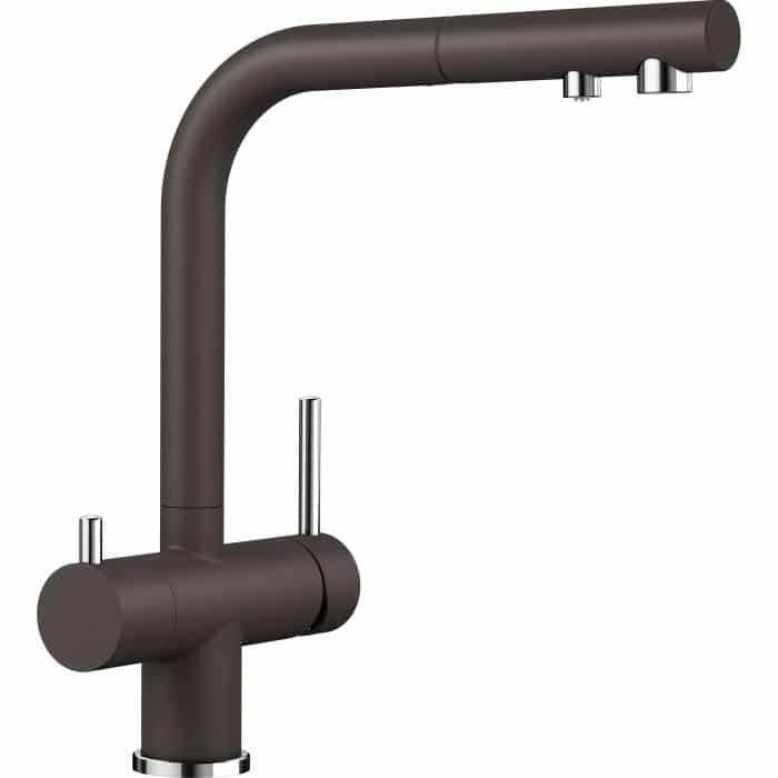 Wasserhahn 3in1 | BLANCO Fontas II mit Brause (ausziehbar)