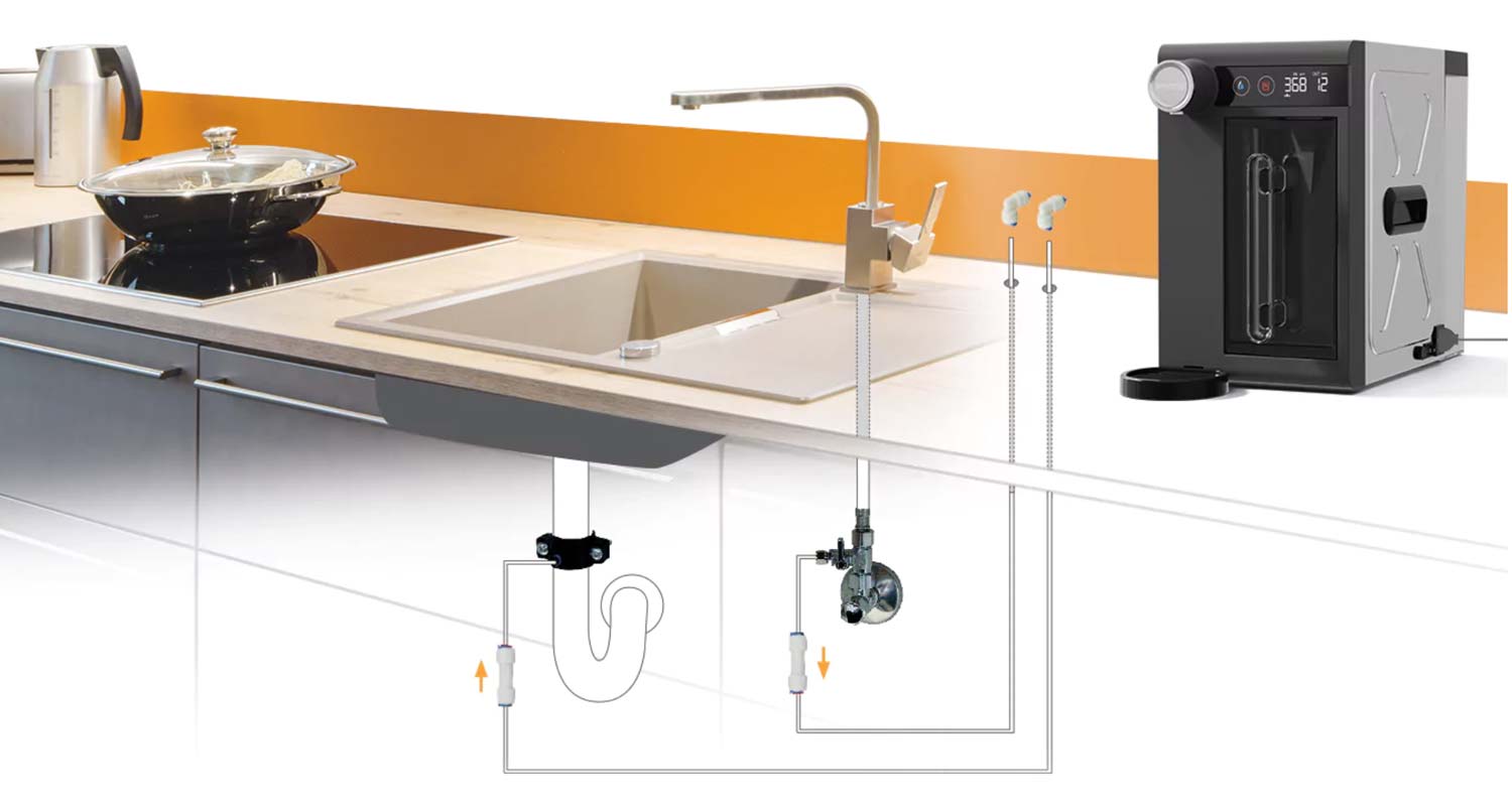 Osmosefilter SmardyBlue CampingBar genius mit Heißwasser