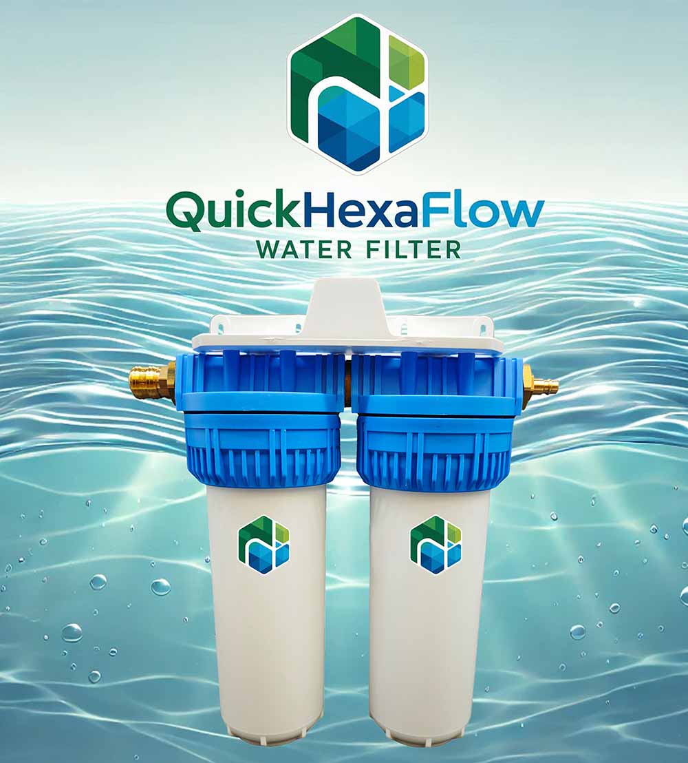 QuickHexaFlow Double | Untertischfilter (Basic)