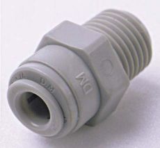 Einschraubverbinder NPTF Gewinde | 3/8tube x 3/8NPTF | AMC0606