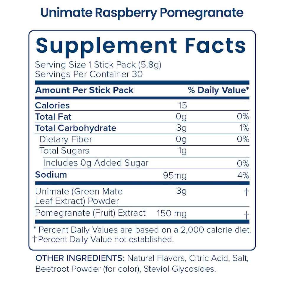 Unicity Unimate Raspberry-Pomegranate
