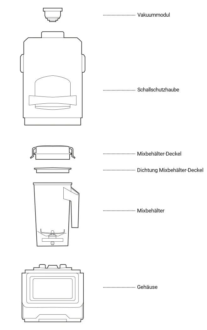 Kuvings CB1000 Professional Auto Vakuum Blender
