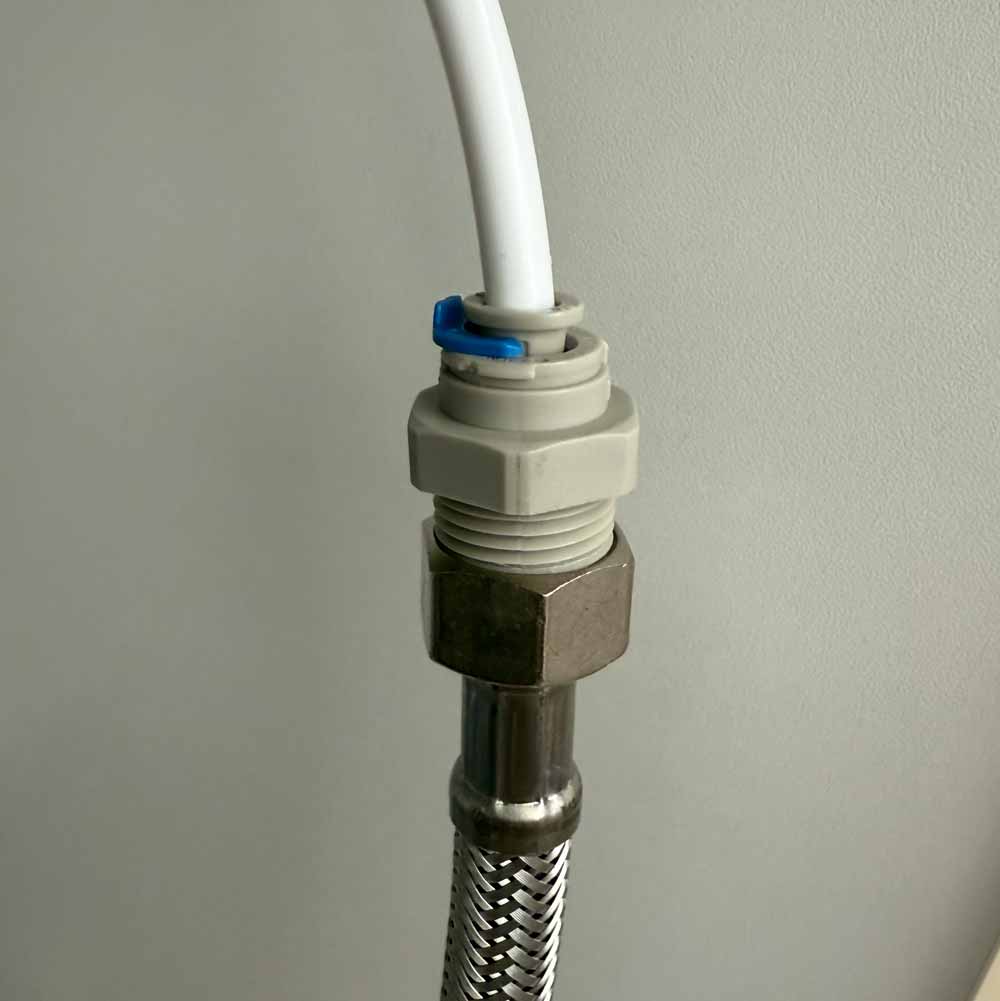 Einschraubverbinder NPTF Gewinde | 1/4tube x 3/8NPTF | AMC0406