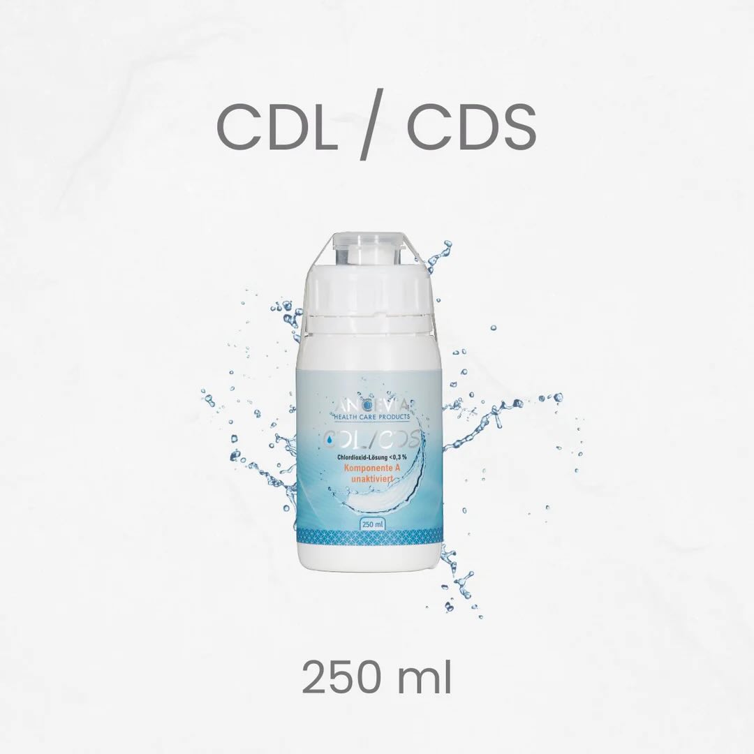 ANCEVIA Chlordioxid CDL | 2 Komponenten (A-250ml + B-Tablette | Desinfektion Wasserfilter