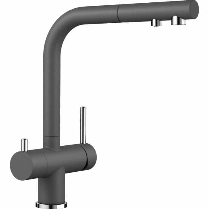 Wasserhahn 3in1 | BLANCO Fontas II mit Brause (ausziehbar)