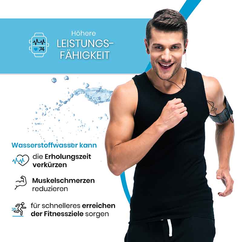 Fitnessflasche Hydroit™ | Wasserstoff Booster