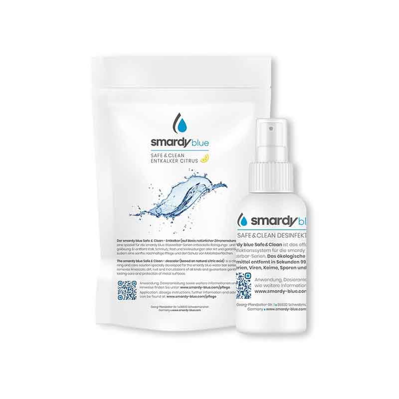 SmardyBlue Desinfektions- und Entkalkungsset Citrus | safe & clean | miran™, xiva™