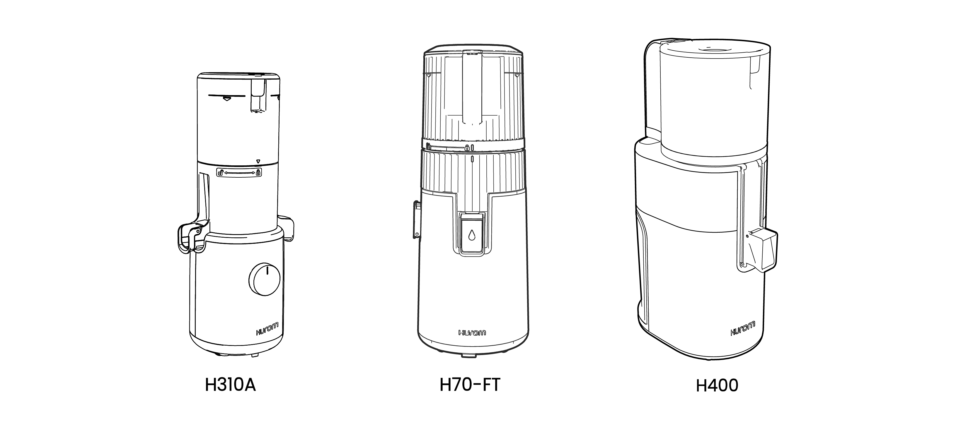 Hurom H70FT Whole SlowJuicer (EasyPress Serie | Modell 2025)