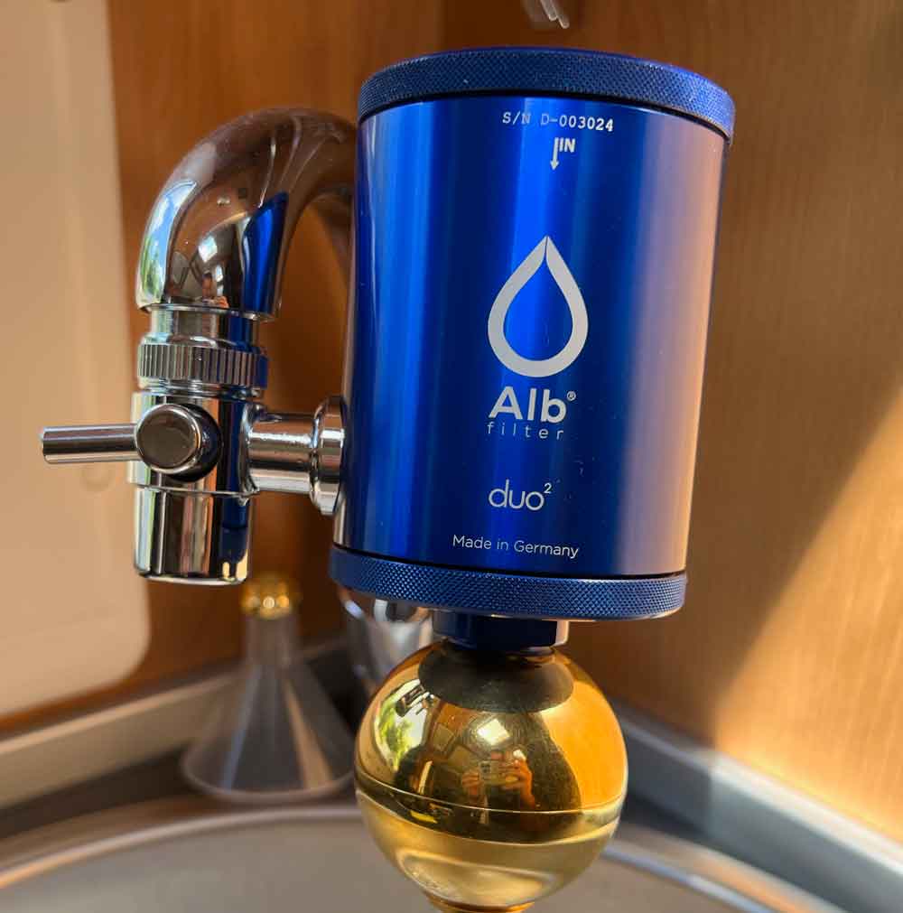 Alb Duo (Aluminium blau) mit UMH Live