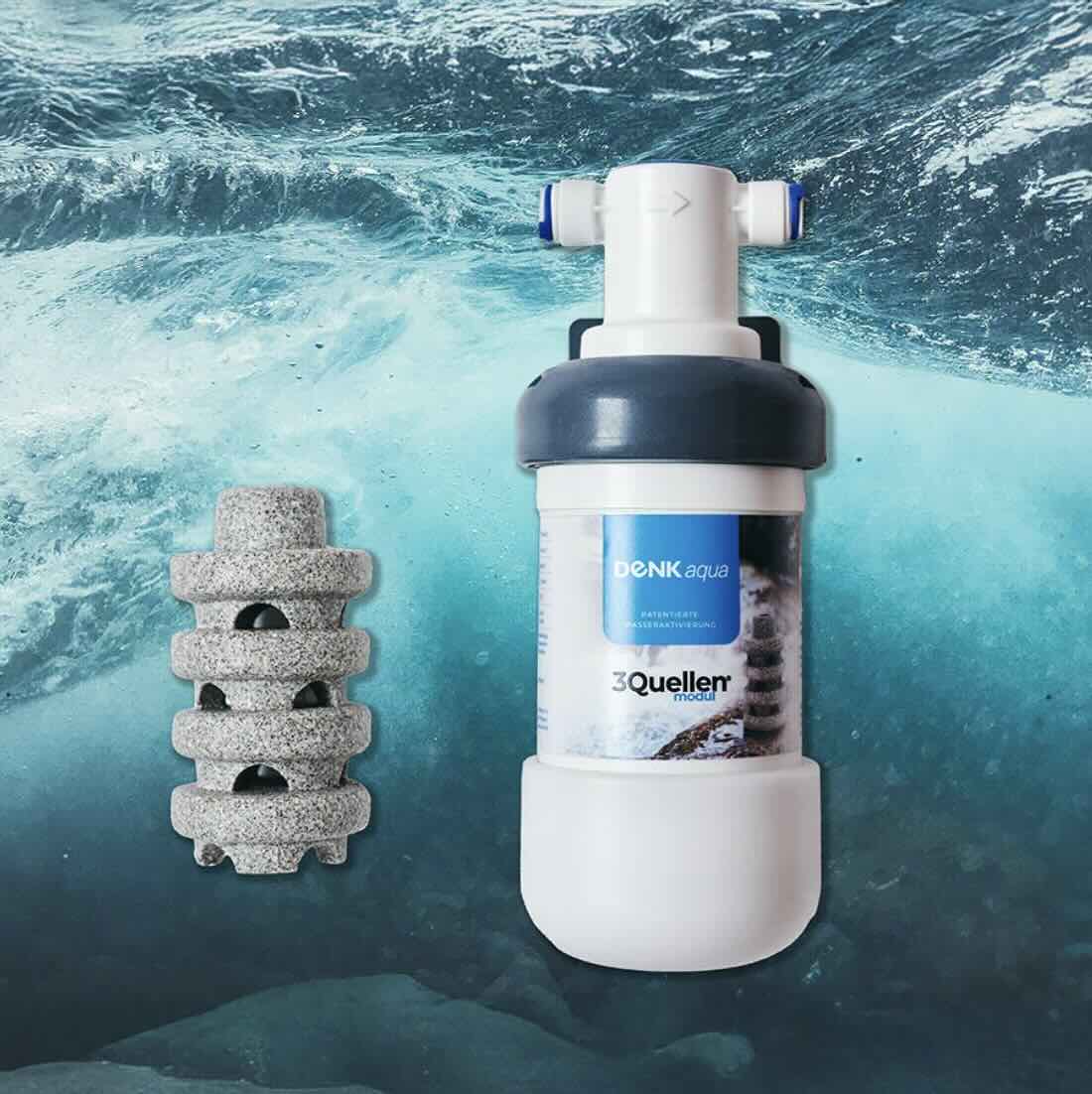 3 Quellen Wirbel-Stein zur Wasseraktivierung