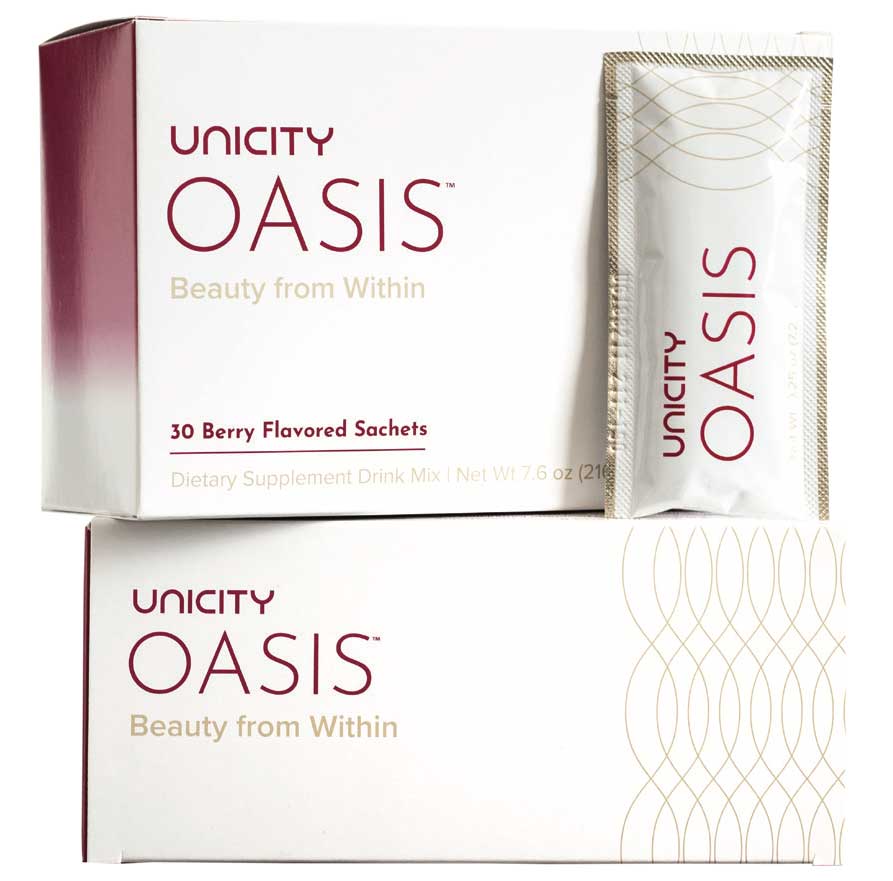Unicity Oasis | Collagen und Hyaluronsäure | Schönheit von innen
