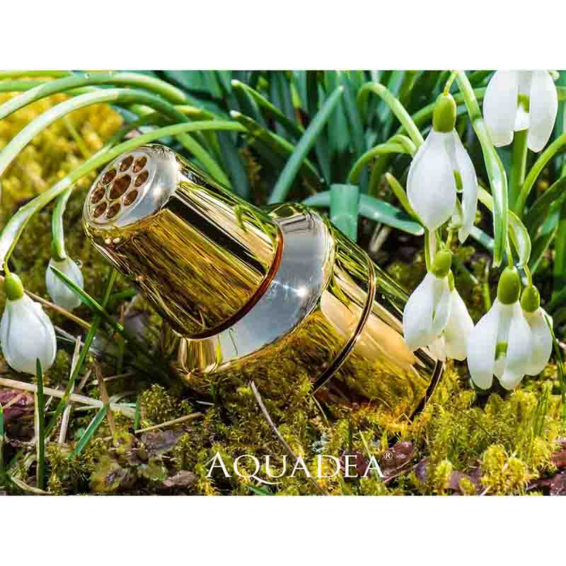 Aquadea Trinity Bronze-Gold | KRISTALLWIRBEL® Wasserwirbler