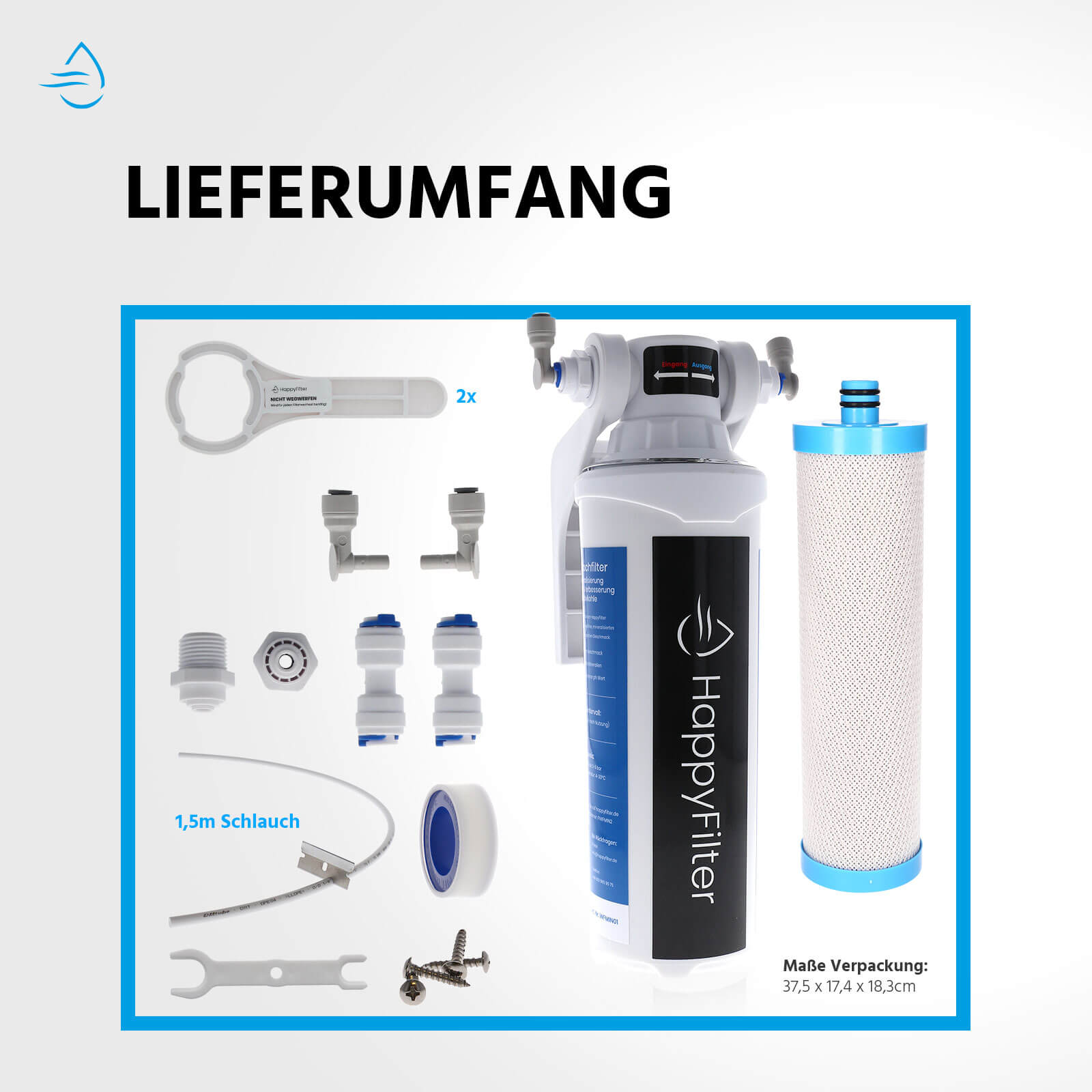 3in1 Mineral-, pH und Aktivkohle Nachfilter