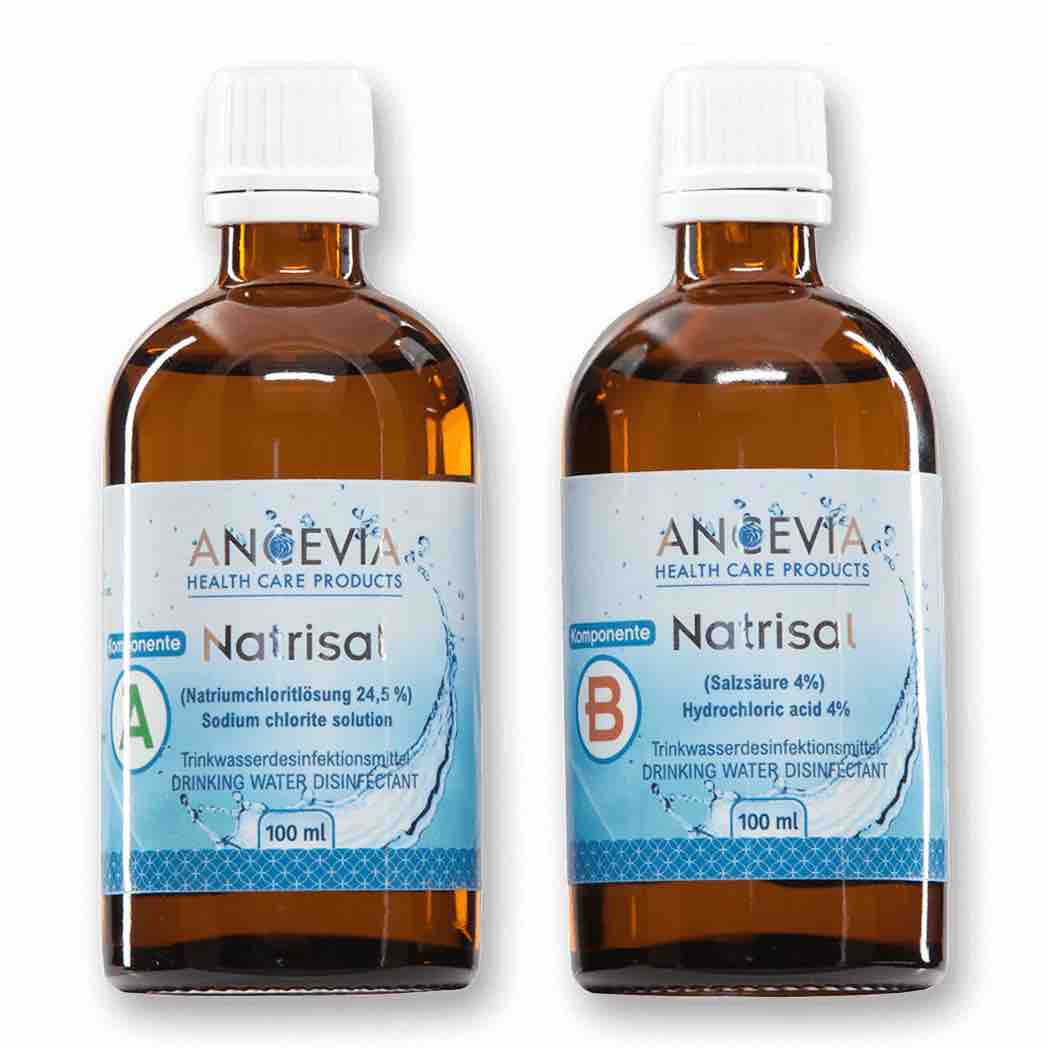 ANCEVIA Chlordioxid CDL | Desinfektion für Wasserfilter | 2 Komponenten