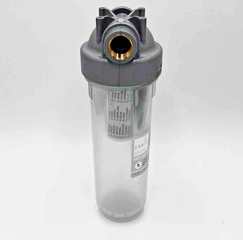 MIKROBAN® Gehäuse transparent mit 3/4" Metall-Innengewinde | 10Zoll