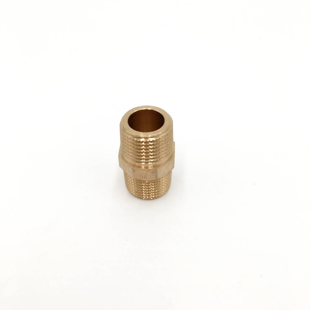 Rotguss Doppelnippel | DN10 (3/8 Zoll)