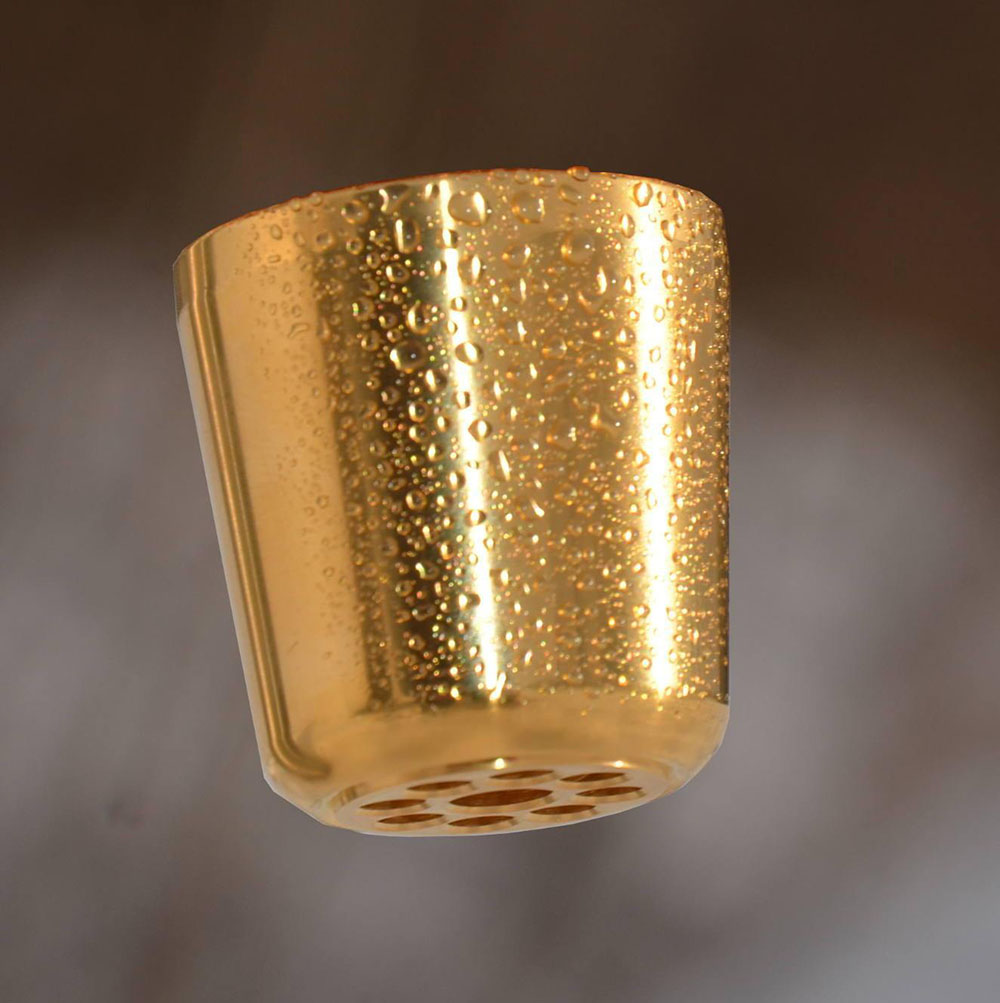 Aquadea ToneOne Basic | Titan-Gold | KRISTALLWIRBEL® Wasserwirbler