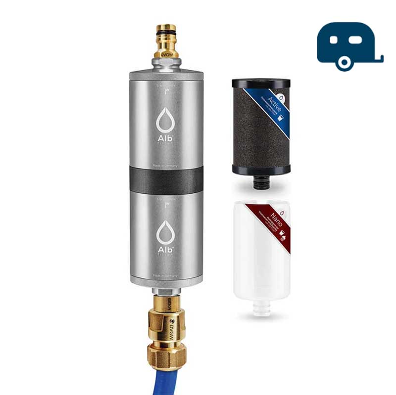 Alb Wasserfilter FUSION (Active+Nano) | Campingset III: Mobil mit Koffer