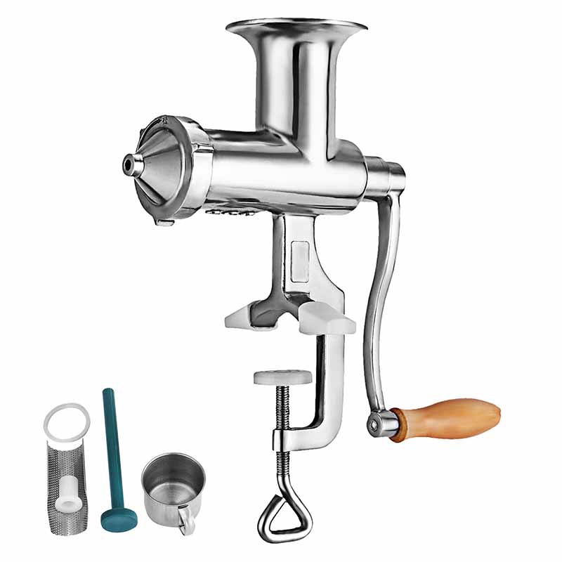 Manuelle Edelstahl Saftpresse | GP-ES1 | BL30 | Weizengras, Gemüse, Ingwer etc.