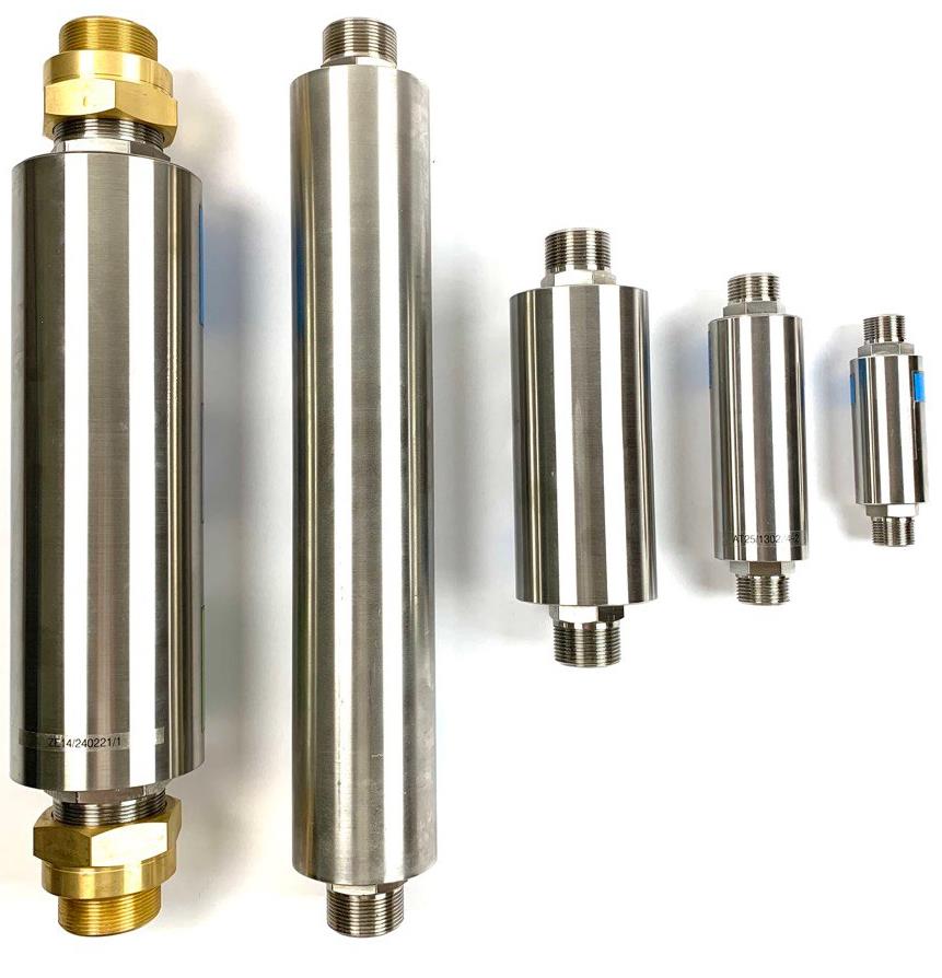 AQUOSS Omega vital-inline 4 Zoll Edelstahl-Strukturierungsmodul
